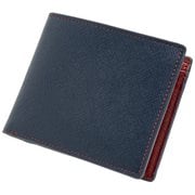 財布 レザー二つ折り財布 BS-9065 BL