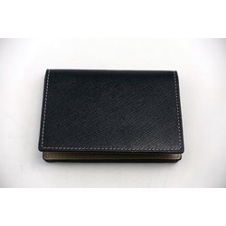 レザー名刺入れ BS-9066 BK