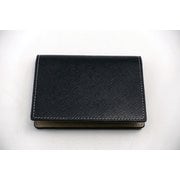 レザー名刺入れ BS-9066 BK