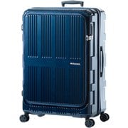 スーツケース MAXBOX フロントオープンシリーズ 旅行日数目安：1週間以上 90L/拡張時102L TSAロック搭載 ALI-5711 ネイビー