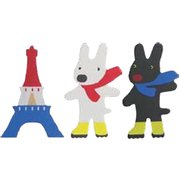 対象年齢：1.5歳～ 絵本のつみき TUMUGI エッフェル塔SET リサとガスパール