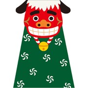 ダイカットポチ袋 獅子舞 232220