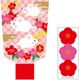 ダイカットポチ袋 羽子板 232238