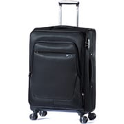 ソフトキャリーケース 拡張機能付き 旅行日数目安：2～3泊 59L/拡張時69L TSAロック搭載 ALK-7020-24 ブラック