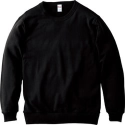 00219 ライトトレーナー ブラック 2XL