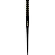 森木地屋の箸 浮絵 細身金閣 23.5