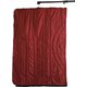 FLEECE PILLOW BLANKET CLASSIC OXBLOOD