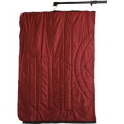 FLEECE PILLOW BLANKET CLASSIC OXBLOOD