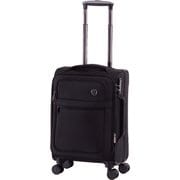 ソフトキャリーケース 拡張機能付き 旅行日数目安：1～2泊 32L/拡張時37L TSAロック搭載 機内持ち込み可 ALK-7010-18 ブラック