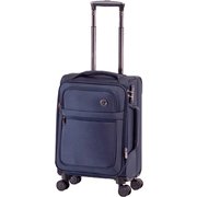 ソフトキャリーケース 拡張機能付き 旅行日数目安：1～2泊 32L/拡張時37L TSAロック搭載 機内持ち込み可 ALK-7010-18 ネイビー