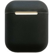 AirPods(第2世代)/ AirPods(第1世代) 衝撃吸収 極薄軽量 シリコンケース ブラック TR-AP19-SC-BK