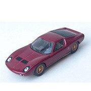 ブンカ64ミニカー 012 ランボルギーニミウラP400 マルーン/ゴールド [ダイキャストミニカー]