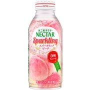 不二家 ネクタースパークリング ピーチ （ボトル缶） 380ml×24本 [炭酸飲料]