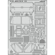 EDU36431 M4A3 76 W エッチングパーツ モンモデル用 [1/35スケール エッチングパーツ]