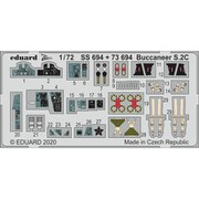 EDUSS694 バッカニア S.2C ズームエッチングパーツ エアフィックス用 [1/72スケール エッチングパーツ]