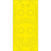 EDUCX559 川崎 T-4 塗装マスクシール ホビーボス用 [塗装用マスクシール]