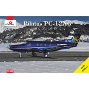 AM72367 ピタラス PC-12NG 単発ビジネス機・スイス・エア・コルヴィリア社機 [1/72スケール プラモデル]