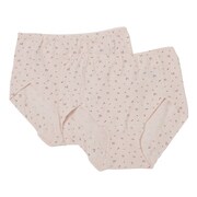 ベア天花+ドットプリントショーツ2P LL ピンク 921-33536-41