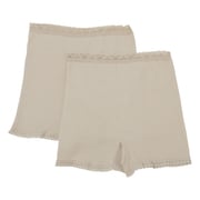 ベアフライス1分丈ショーツ2P L ベージュ 921-33548-31