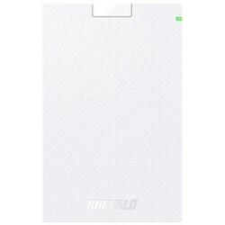 ポータブルハードディスク HD-PGAC-Aシリーズ 2TB USB 3.2（Gen1）/3.1（Gen1）/3.0/2.0 衝撃吸収設計 ホワイト HD-PGAC2U3-WA