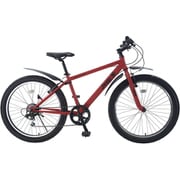 セミファットバイク 26×3.0 A/V 6段変速 フレーム:430mm レッド JE-266FT RED