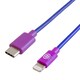 Type-C - Lightningケーブル 25cm ブルー/パープル GP-TCLC25CMG1/A