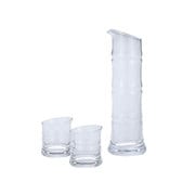 8681-W [バンブーシリーズ 氷竹酒器三点揃]