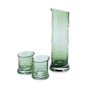 86083-GR [バンブーシリーズ 青竹酒器揃 大]