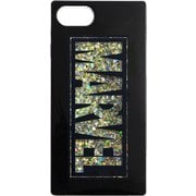 PG-DLQ17M01MVL [iPhone SE（第2世代）/8/7/6s/6 4.7インチ用 グリッターケース MARVEL ロゴ ブラック]