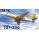 BP7206 ボーイング 737-200 ルフトハンザ航空 [1/72スケール プラモデル]
