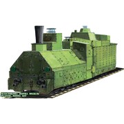 UU72680 露・PR-43装甲蒸気機関車 [1/72スケール プラモデル]