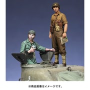 WWII 米 暑さで腕捲りした夏場の米戦車兵セット 2体入り [1/35スケール レジンキット]