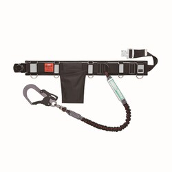 2丁掛駕王 剣オールアルミフック 自在環付き ペダルフック 黒 1700mm