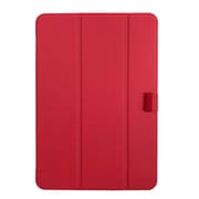 TBC-IP1900R [iPad 10.2インチ 2021年モデル/2020年モデル/2019年モデル用 軽量ハードケースカバー レッド]