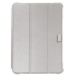 iPad 10.2インチ 2021年モデル/2020年モデル/2019年モデル用 衝撃吸収ケース シルバー TBC-IP1902SL