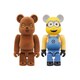 BE@RBRICK ミニオンズ TIM & BOB 2PACK [塗装済み可動フィギュア 全高約70mm]