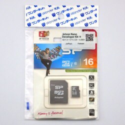JTPK16 [Jetson Nano Developer Kit用 SDイメージインストール済み SDカード]