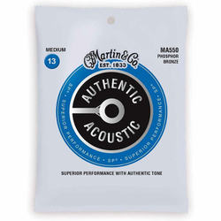 Martin（マーチン） アコースティックギター弦 Authentic Acoustic SP 92/8 Phosphor Bronze MA-550 Medium（13-56） MA-550/ミディアム