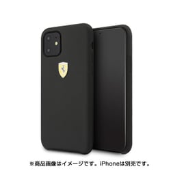 Ferrari公式ライセンスケース iPhone 11 シリコンバックカバー FESSIHCN61BK