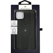 MASERATI公式ライセンスケース iPhone 11 Pro Max バックカバー MACHEHCN65BK