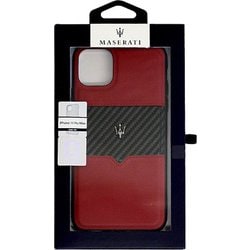 MASERATI公式ライセンスケース iPhone 11 Pro Max バックカバー MAPUCHCN65BU