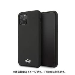 MINI公式ライセンスケース iPhone 11 PRO シリコンバックカバー MIHCN58SIBK