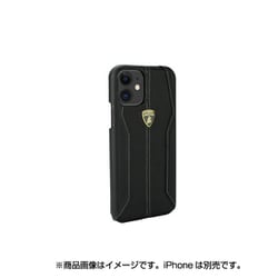 LANBORGHINI公式ライセンスケース iPhone 11 バックカバー LB-HCIP11R-HU/D1 BK