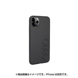 Audi公式ライセンスケース iPhone 11 Pro Max バックカバー AU-TPUPCIP11M-TT/D1-BK