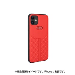 Audi公式ライセンスケース iPhone 11 バックカバー AU-TPUPCIP11R-Q8/D1-RD