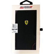 Ferrari公式ライセンスケース iPhone XS Max 手帳型 FESITFLBKI65BK