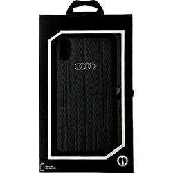 Audi公式ライセンスケース iPhone XR バックカバー AU-TPUPCIPXR-A6/D1-BK