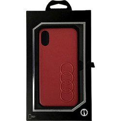 Audi公式ライセンスケース iPhone XS/X バックカバー AU-TPUPCIPXS-TT/D1-RD