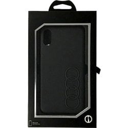 Audi公式ライセンスケース iPhone XR バックカバー AU-TPUPCIPXR-TT/D1-BK