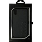 Audi公式ライセンスケース iPhone XR バックカバー AU-TPUPCIPXR-TT/D1-BK